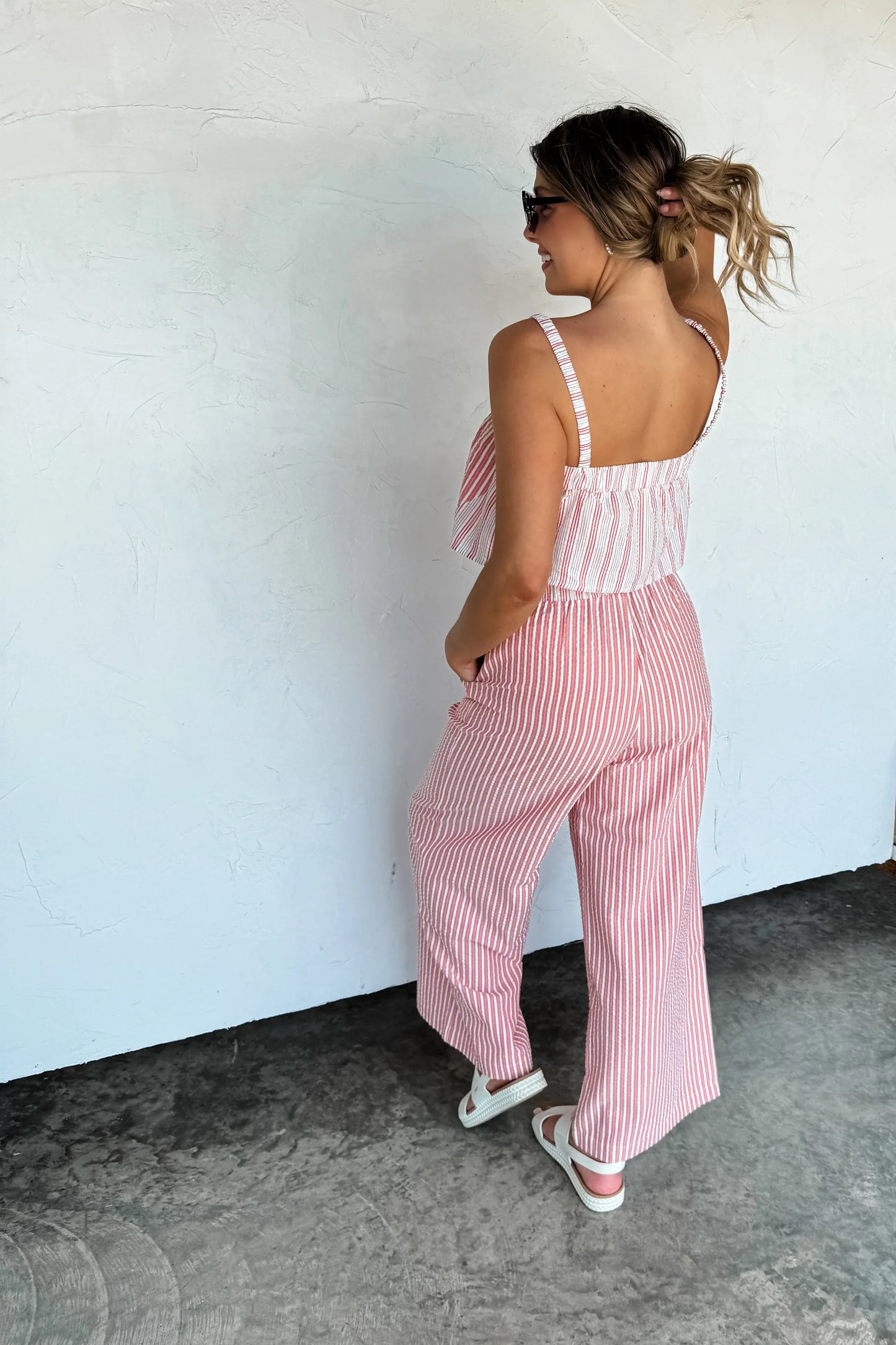 PREORDER: Seersucker Pant Set