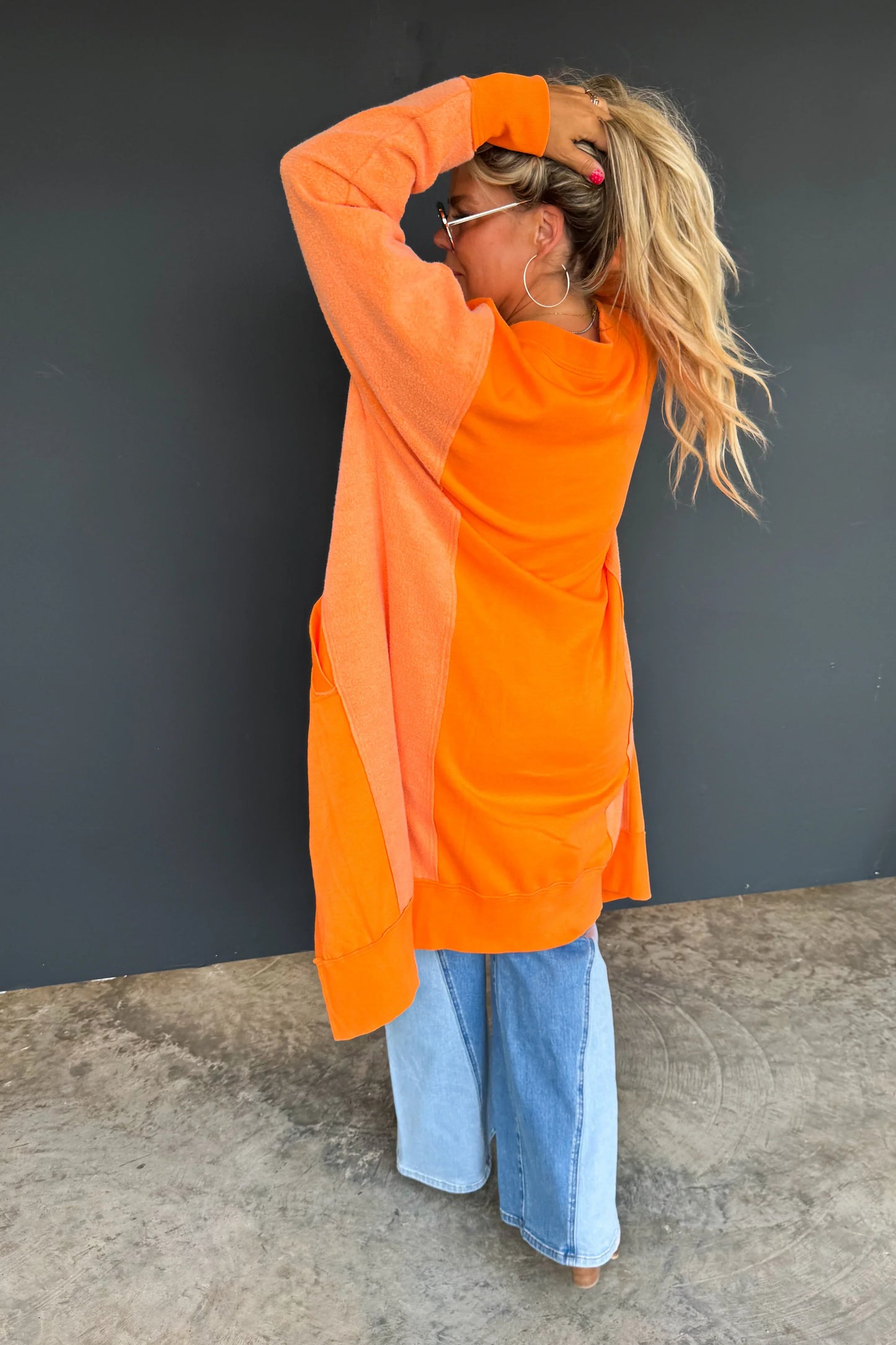 PREORDER: Desi Sweatshirt Cardigan