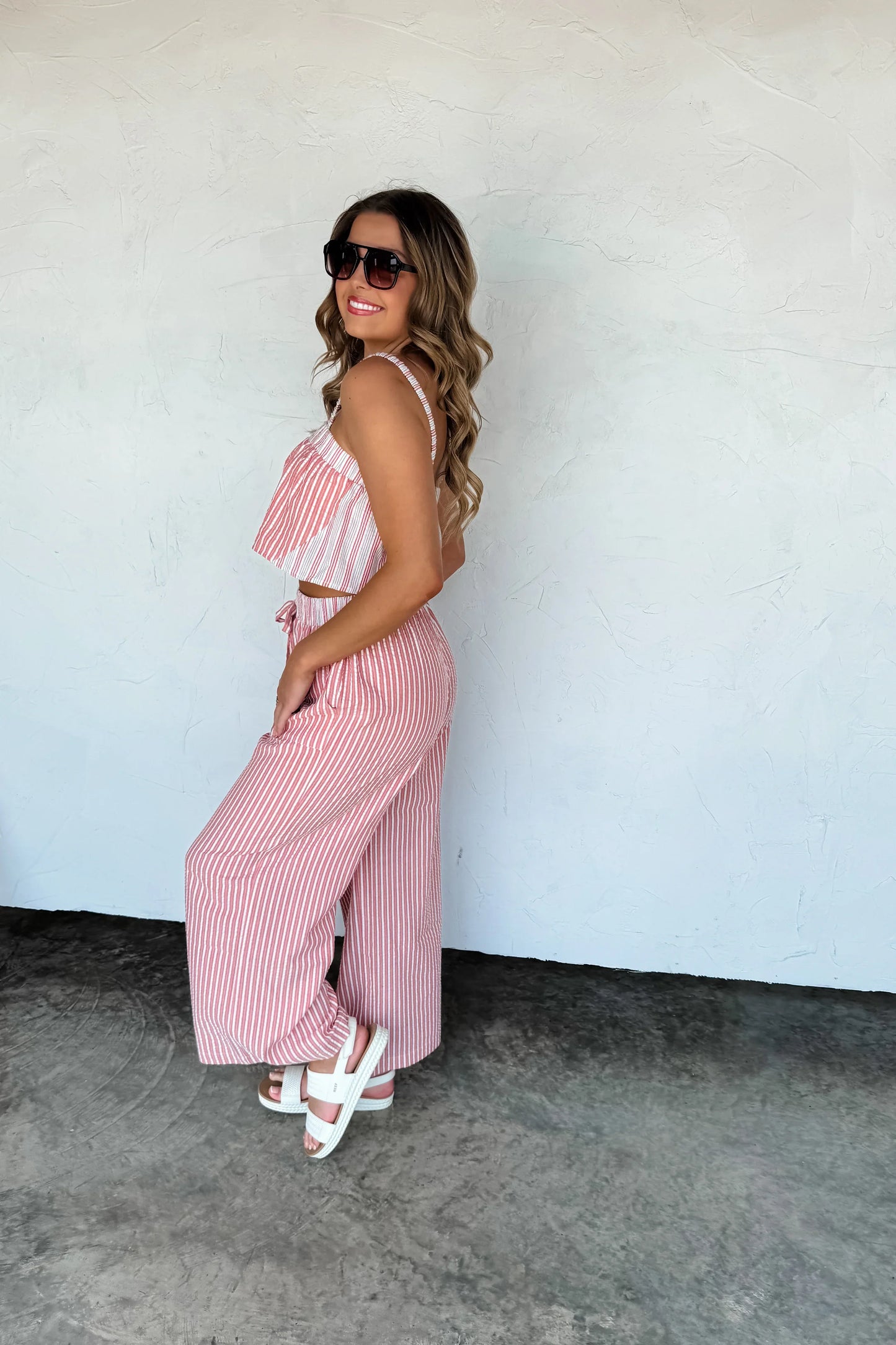 PREORDER: Seersucker Pant Set