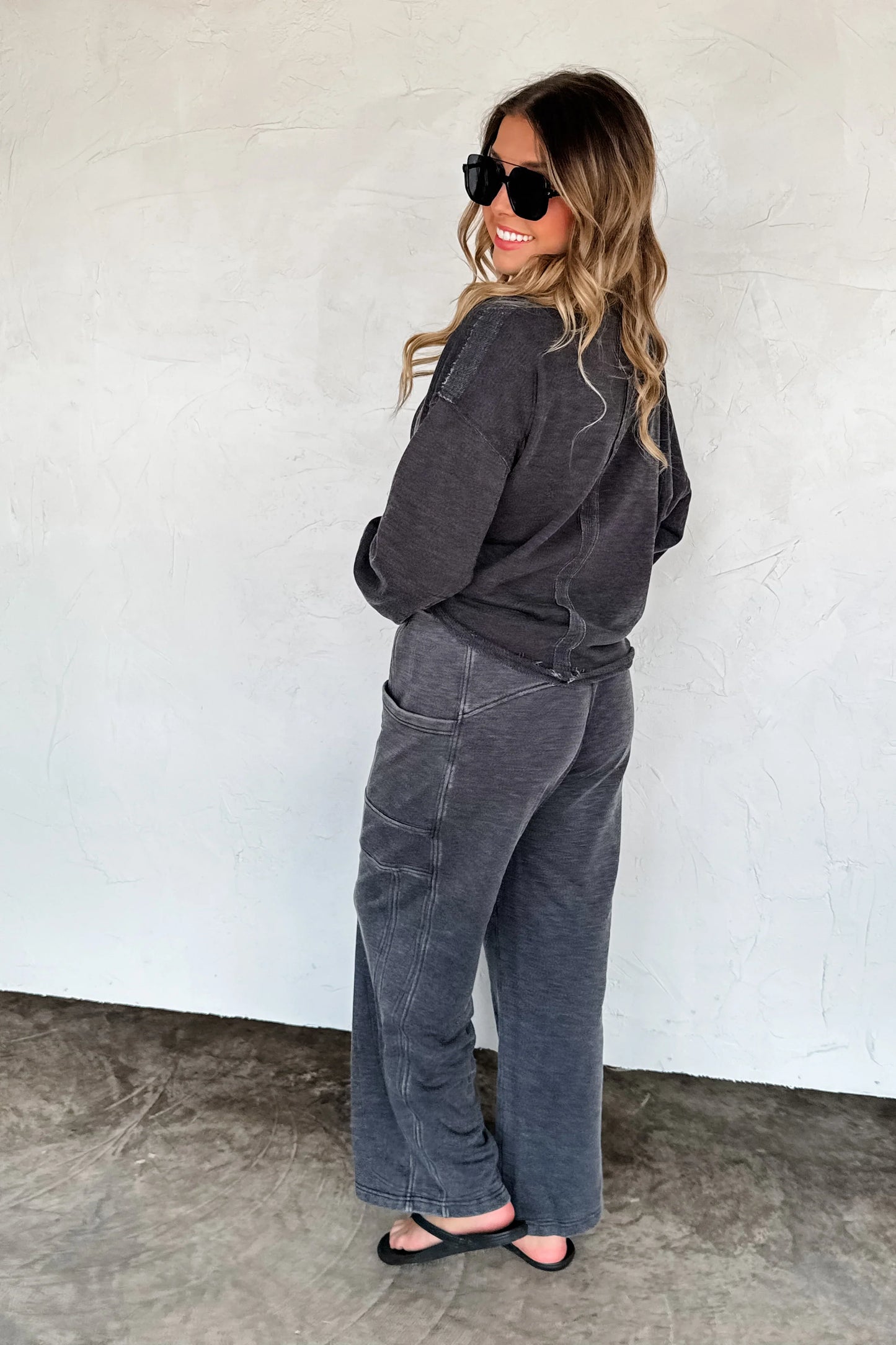 PREORDER: Faded Feels VNeck Pullover