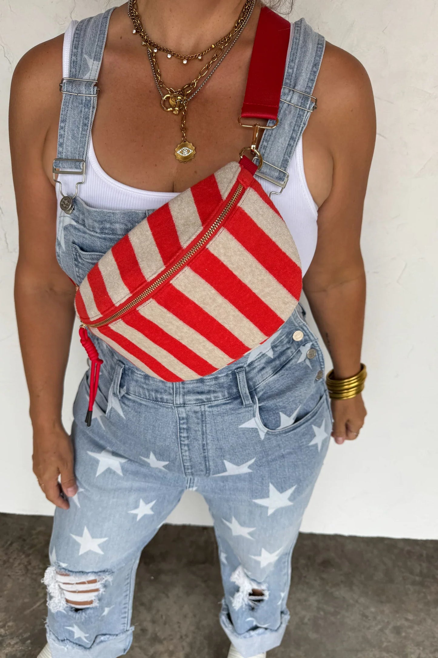 PREORDER: Stripe Terry Bum Bag