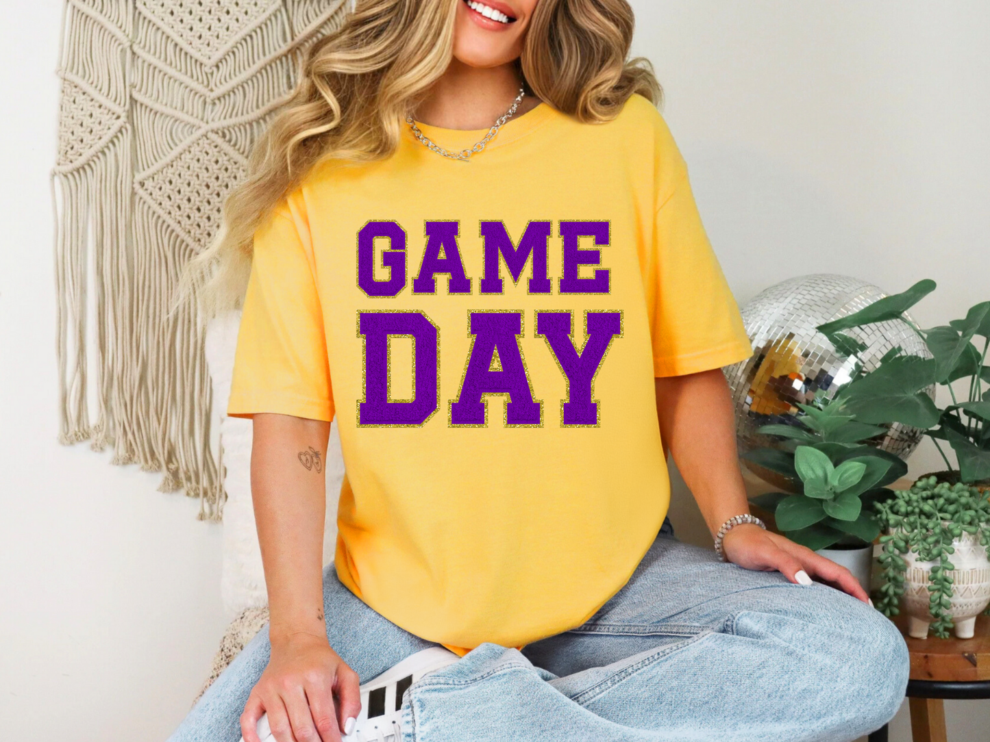 Game Day Gold Graphic Tee in Multiple Colors