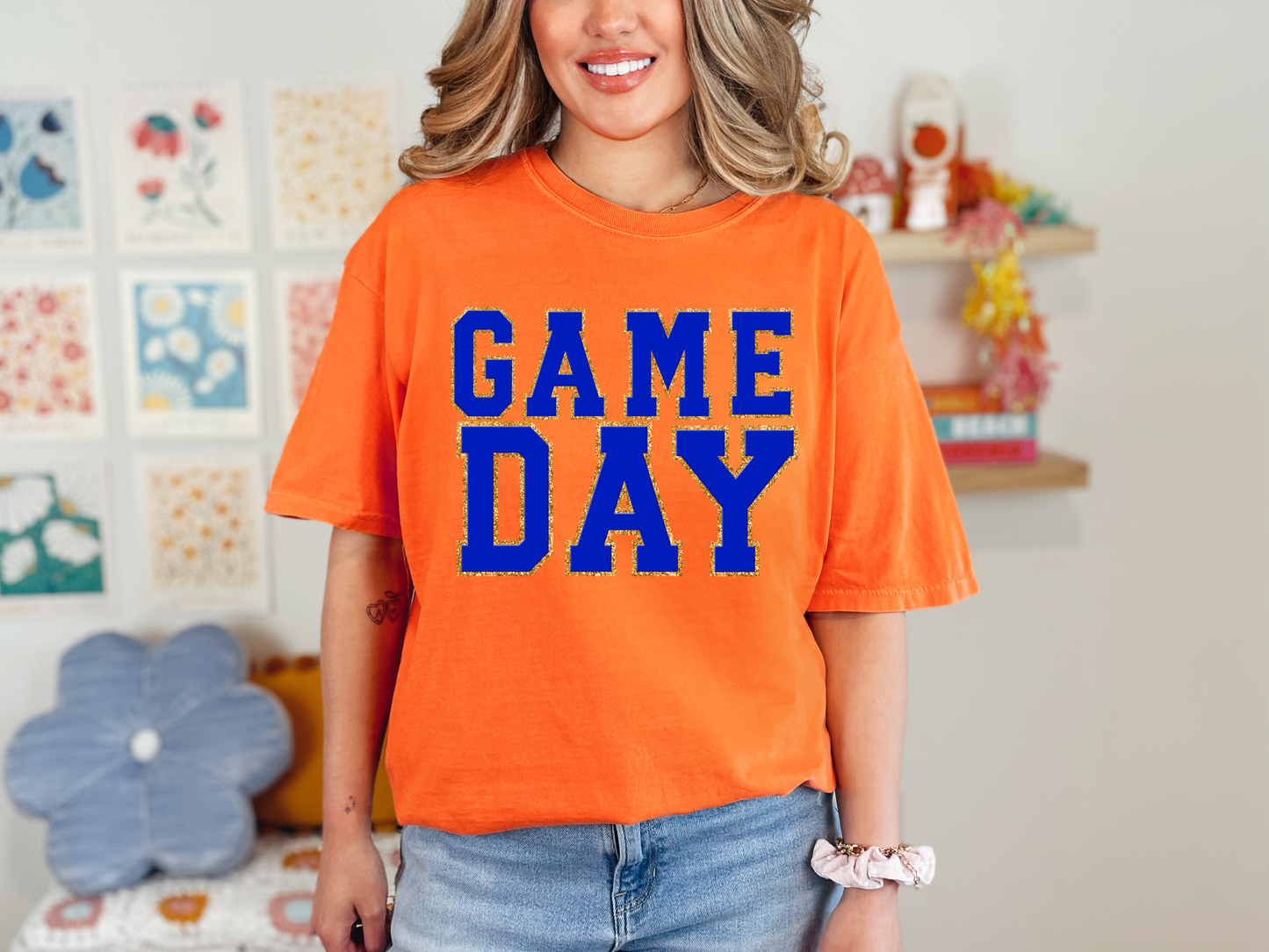 Game Day Burnt Orange Graphic Tee in Multiple Colors