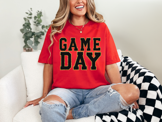 Game Day Red Graphic Tee in Multiple Colors